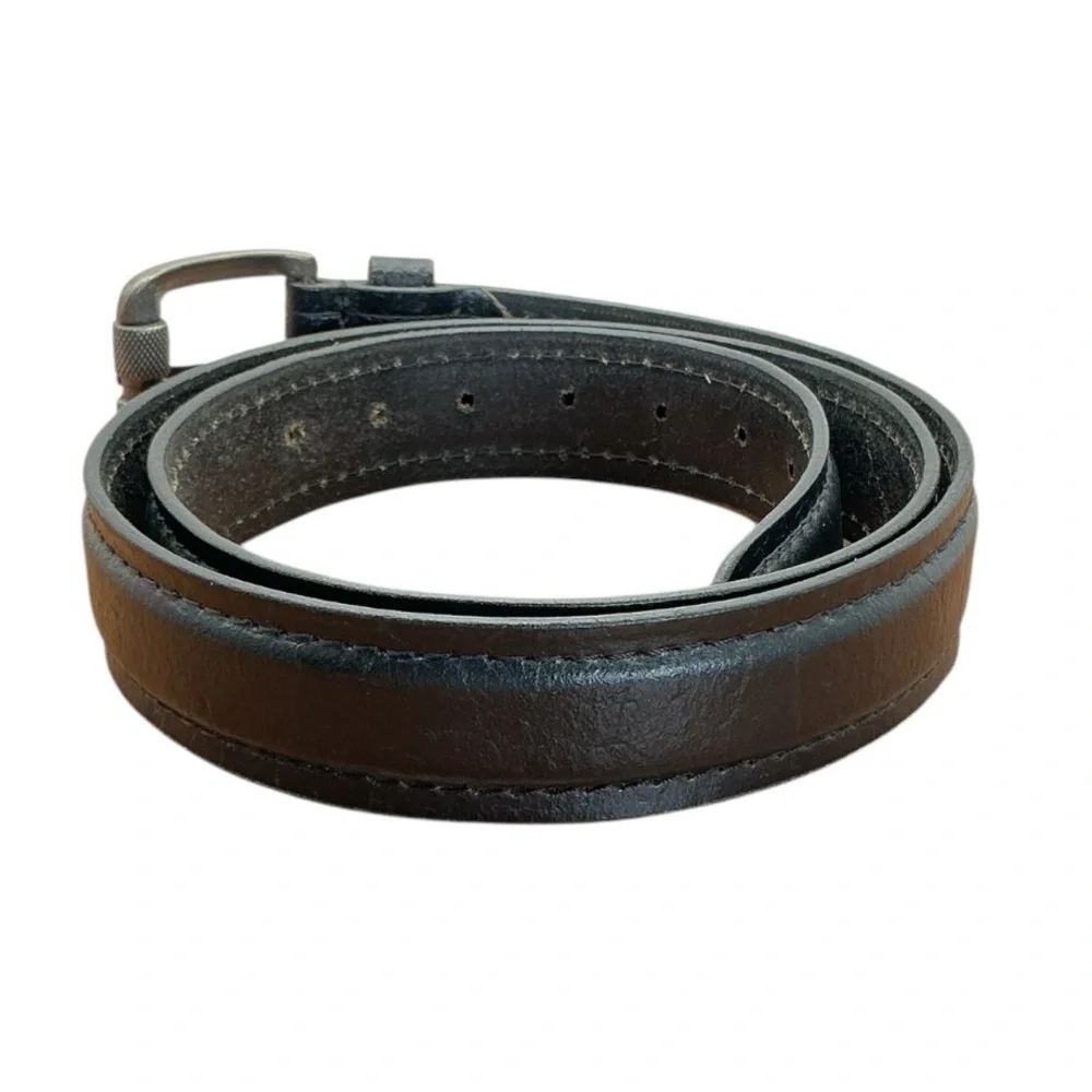 Genuine Black Leather belt Size‎ 42